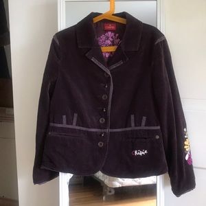 antique velvet kid jacket